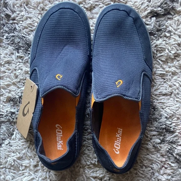 NWT Olukai Nohea Mesh Men’s Slip On Shoes Dark Shadow Olukai Men main image 4